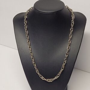 Silver-Tone Rope Chain Necklace - Women Jewelry